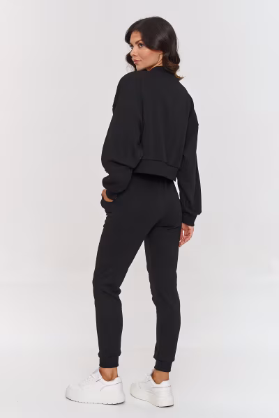 Spodnie Komplet Model A11 Black - Makadamia — zdjęcie 3