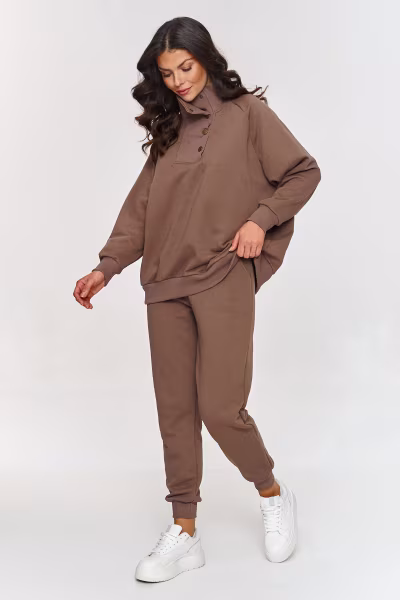 Spodnie Komplet Model A5 Mocca - Makadamia — zdjęcie 1