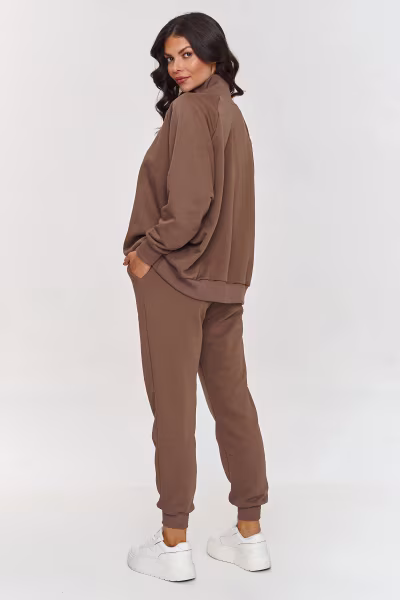 Spodnie Komplet Model A5 Mocca - Makadamia — zdjęcie 2