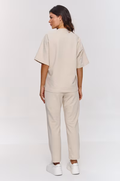Spodnie Komplet Model M865 Light Beige - Makadamia — zdjęcie 2