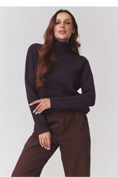 Golf Damski Model C20 Oberżyna - Makadamia — zdjęcie 1