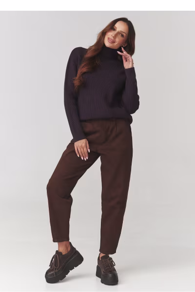 Golf Damski Model C20 Oberżyna - Makadamia — zdjęcie 2