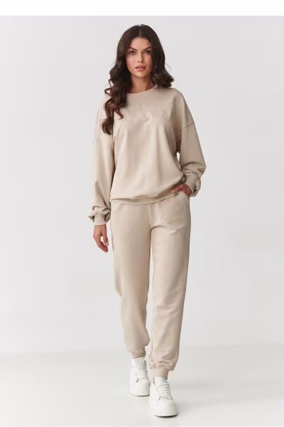 Spodnie Komplet Model M889 Light Beige - Makadamia — zdjęcie 1