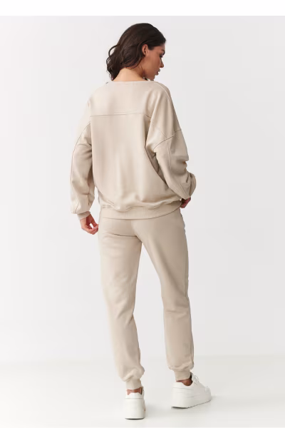 Spodnie Komplet Model M889 Light Beige - Makadamia — zdjęcie 2