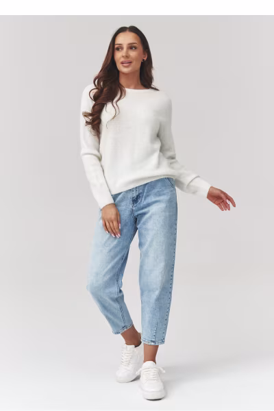 Sweter Damski Model C40 Ecru - Makadamia — zdjęcie 2