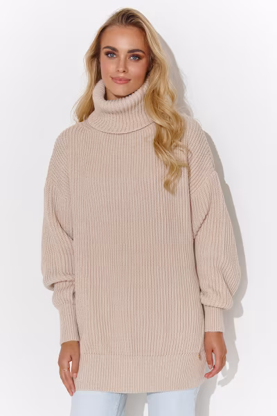 Golf Damski Model S136 Nude - Makadamia — zdjęcie 1