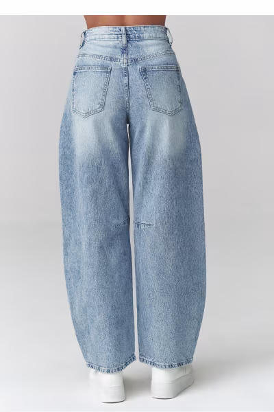 Spodnie Jeansy Damskie Model C50 Denim - Makadamia — zdjęcie 3