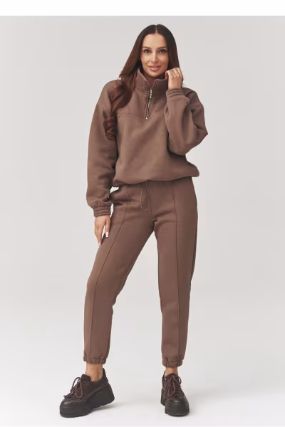 Spodnie Komplet Model A13 Mocca - Makadamia — zdjęcie 1