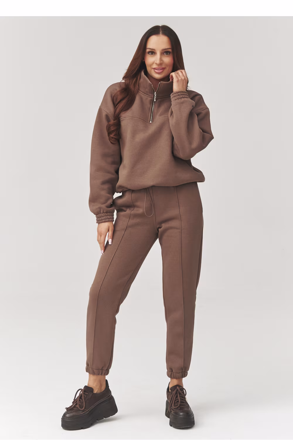Spodnie Komplet Model A13 Mocca - Makadamia