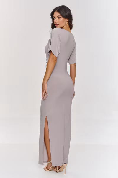 Sukienka Model M879 Light Beige - Makadamia — zdjęcie 2