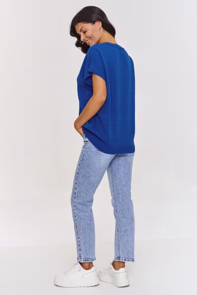 Kamizelka Model S157 Cobalt - Makadamia — zdjęcie 3