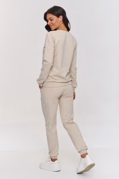 Spodnie Komplet Model M868 Light Beige - Makadamia — zdjęcie 2