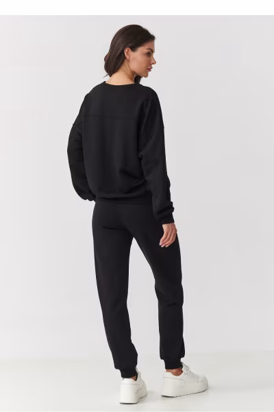 Spodnie Komplet Model M889 Black - Makadamia — zdjęcie 2
