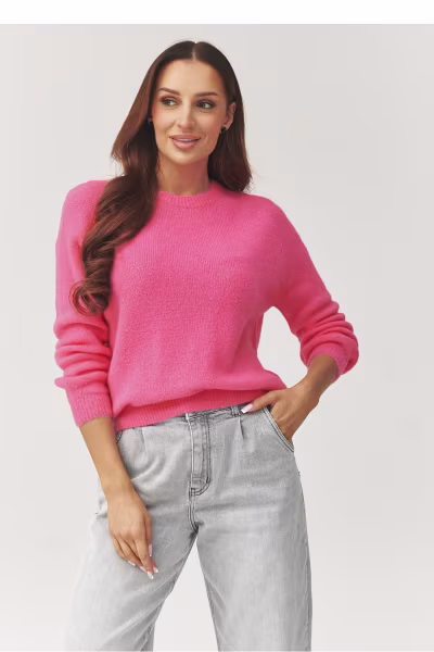 Sweter Damski Model C40 Baby Pink - Makadamia — zdjęcie 1