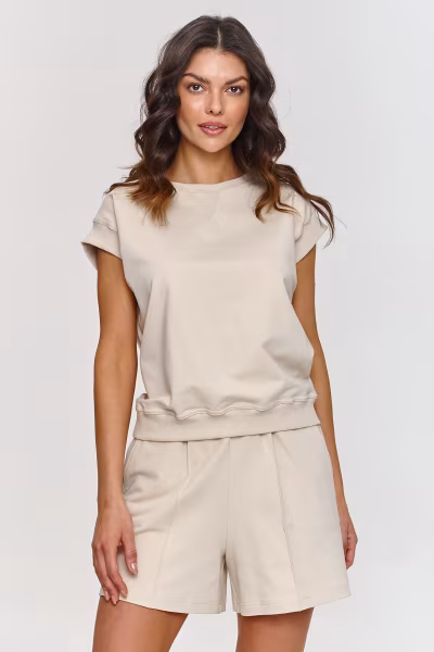 Spodnie Komplet Model M866 Light Beige - Makadamia — zdjęcie 1