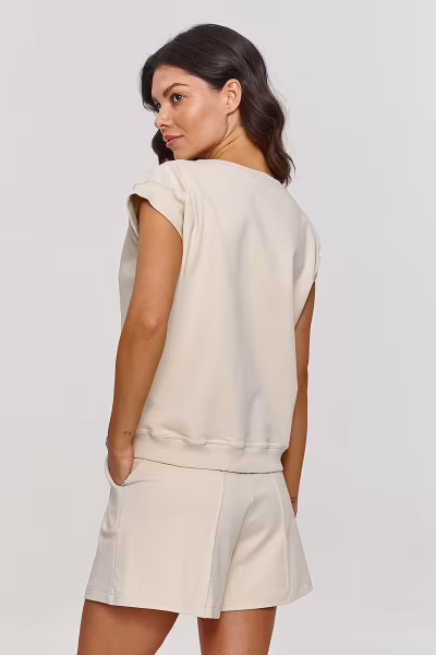 Spodnie Komplet Model M866 Light Beige - Makadamia — zdjęcie 3