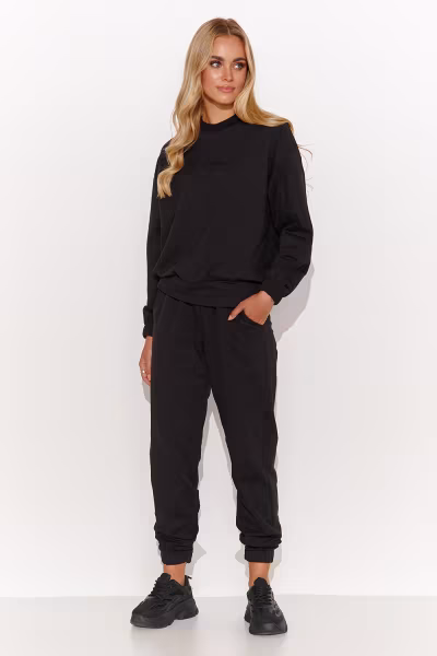Spodnie Komplet Model M804 Black - Makadamia — zdjęcie 1