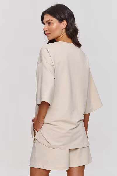 Spodnie Komplet Model M870 Light Beige - Makadamia — zdjęcie 3