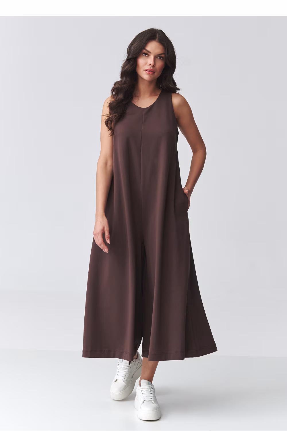 Kombinezon Model M919 Dark Chocolate - Makadamia