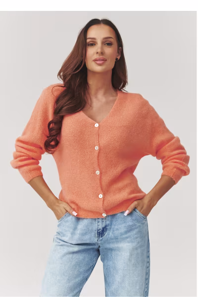 Sweter Damski Model C38 Orange - Makadamia — zdjęcie 1