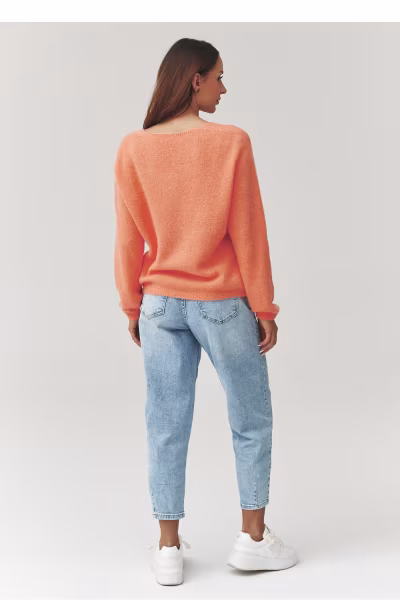 Sweter Damski Model C38 Orange - Makadamia — zdjęcie 3