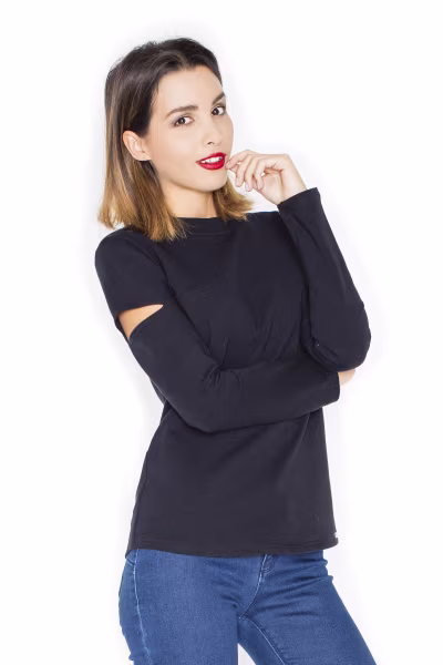 Bluzka Model K339 Black - Katrus — zdjęcie 1