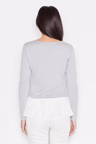 Bluzka Model K269 Dark Grey - Katrus — zdjęcie 3