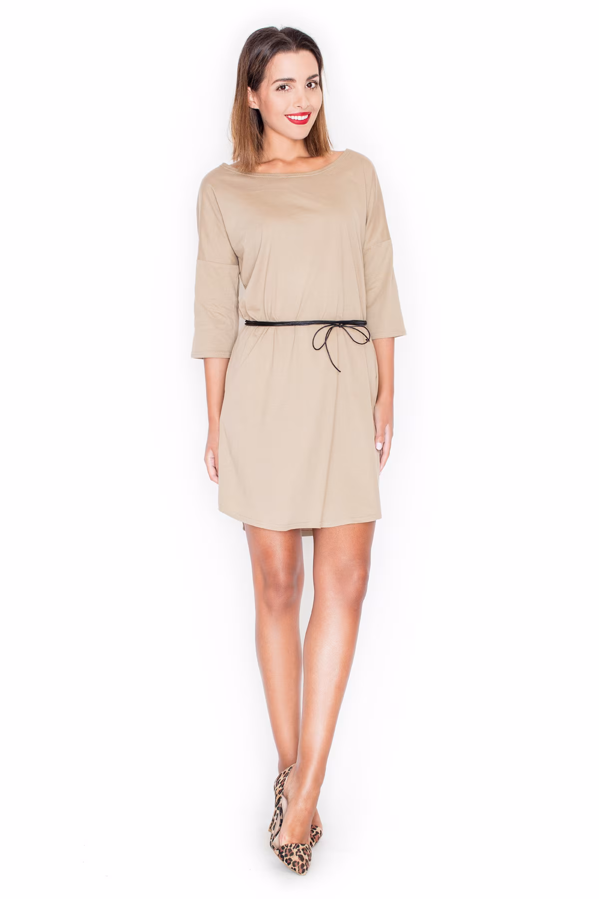 Sukienka Model K335 Beige - Katrus