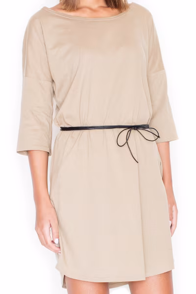Sukienka Model K335 Beige - Katrus — zdjęcie 2