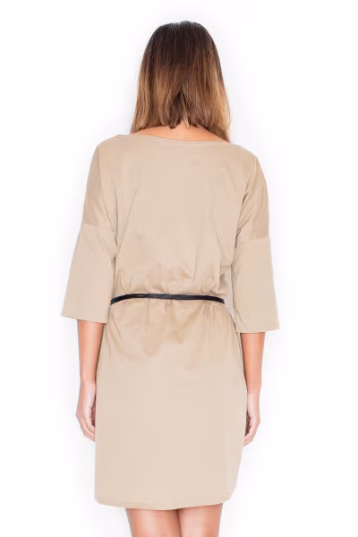 Sukienka Model K335 Beige - Katrus — zdjęcie 3