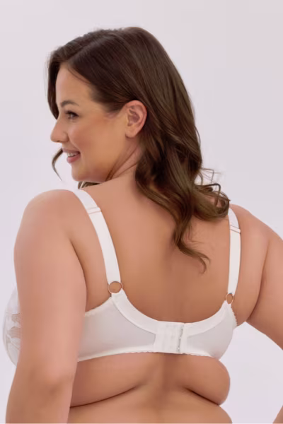 Biustonosz Soft Biustonosz Semi-Soft Model Keto 1134M Maxi Ecru/Mocca - Gaia — zdjęcie 3