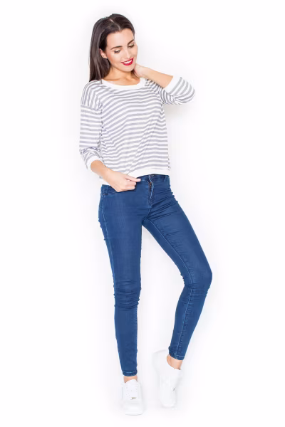 Bluzka Model K204 Grey - Katrus — zdjęcie 2