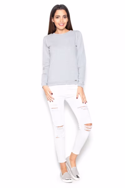 Bluzka Model K350 Grey - Katrus — zdjęcie 1