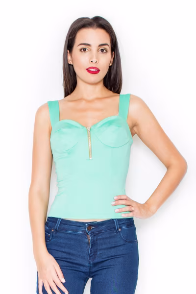 Bluzka K102 Green - Katrus — zdjęcie 1