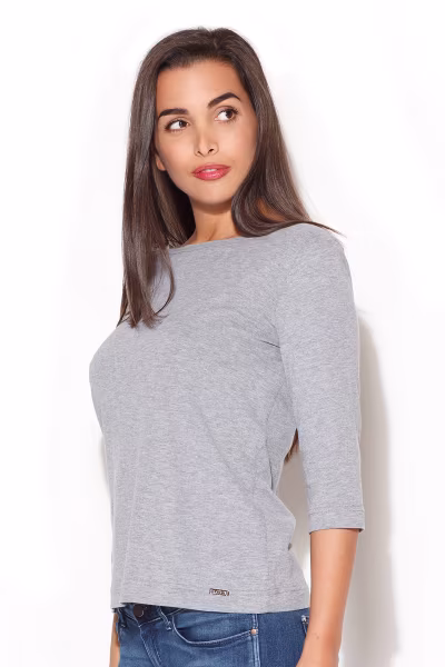 Bluzka Model K173 Grey - Katrus — zdjęcie 1