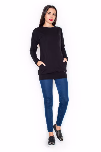 Bluza Damska Model K289 Black - Katrus — zdjęcie 1