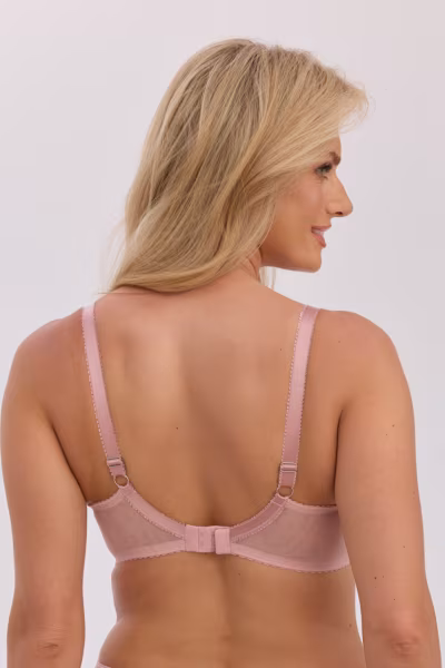 Biustonosz Soft Biustonosz Semi-Soft Model Evelyn 1342 Pink - Gaia — zdjęcie 3