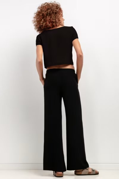 Spodnie Damskie Model T404 Black - Tessita — zdjęcie 2