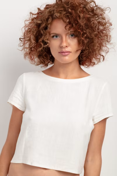 Bluzka Model T401 White Sand - Tessita — zdjęcie 1