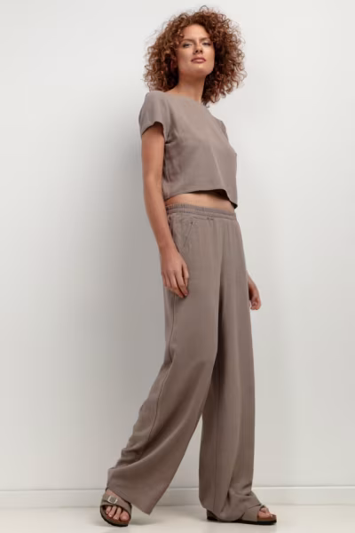 Bluzka Model T401 Mocca - Tessita — zdjęcie 2
