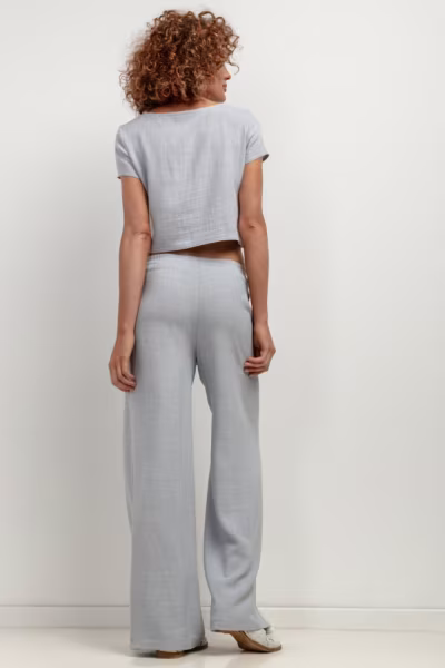Bluzka Model T401 Grey Melange - Tessita — zdjęcie 3