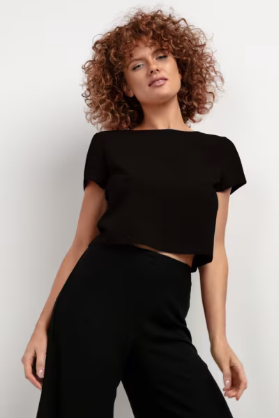 Bluzka Model T401 Black - Tessita — zdjęcie 1