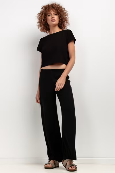 Bluzka Model T401 Black - Tessita — zdjęcie 2