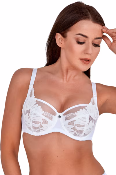 Biustonosz Soft Model Nike 1135 White - Gaia — zdjęcie 1