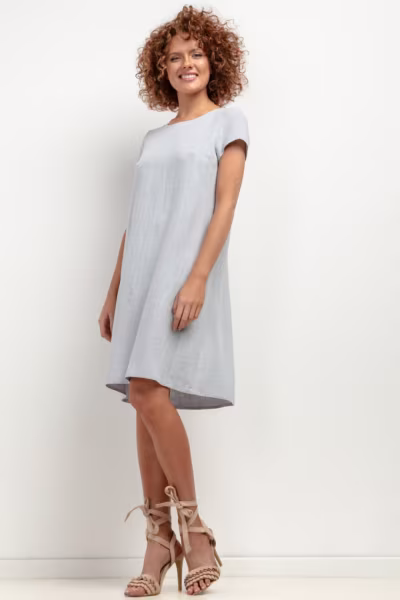 Sukienka Model T403 Grey Melange - Tessita — zdjęcie 2