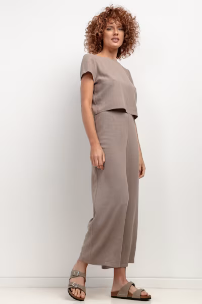 Spodnie Damskie Model T406 Mocca - Tessita — zdjęcie 1