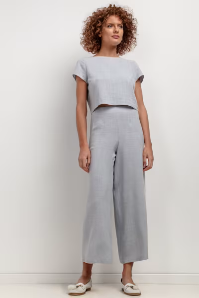 Spodnie Damskie Model T406 Grey Melange - Tessita — zdjęcie 1
