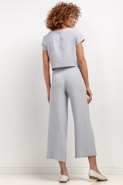 Spodnie Damskie Model T406 Grey Melange - Tessita — zdjęcie 2