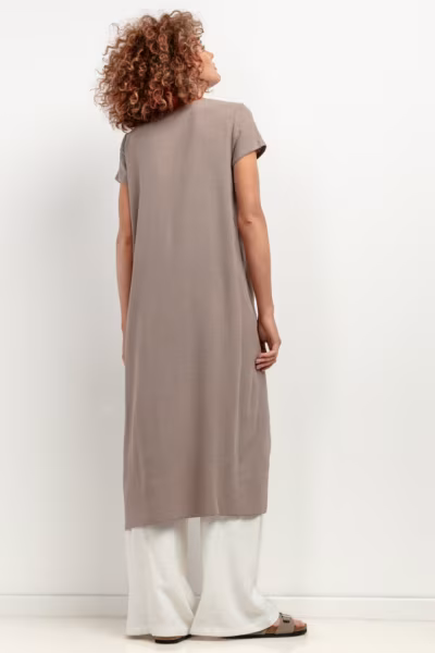 Tunika Model T405 Mocca - Tessita — zdjęcie 3