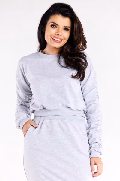 Bluza Damska Model M320 Grey - Infinite You — zdjęcie 1